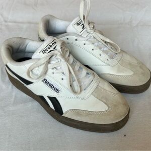 Reebok White and Black Sneakers